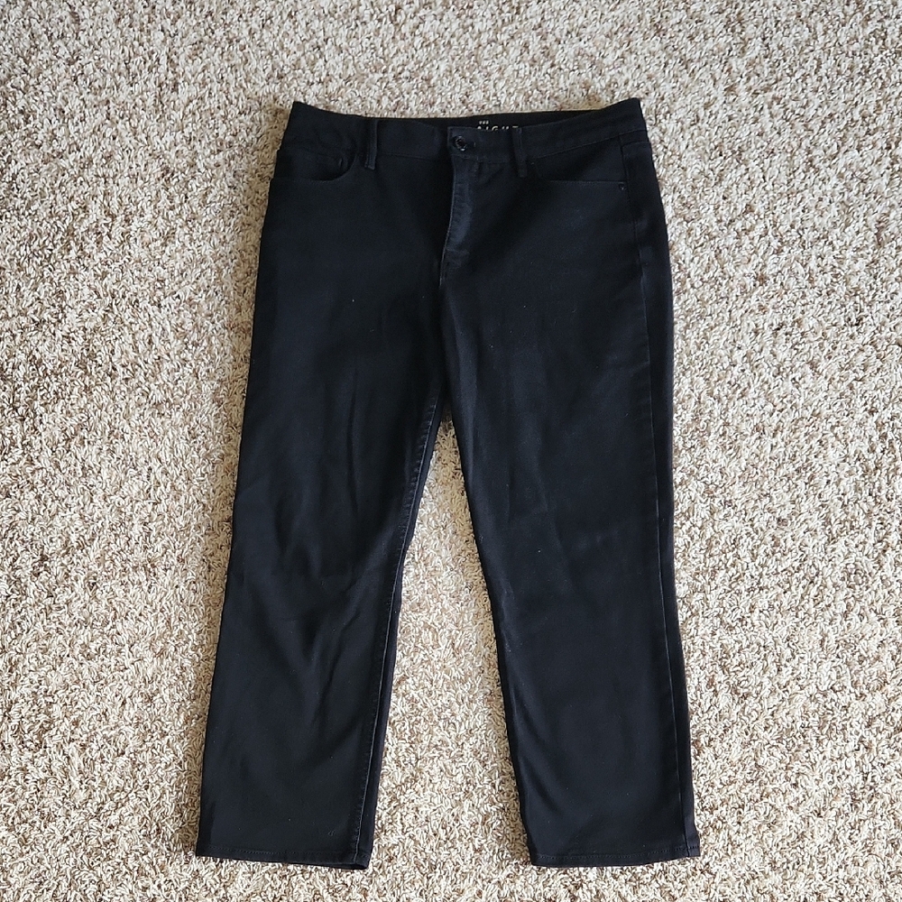 White House Black Market Ankle Jeans in Black Sz 12